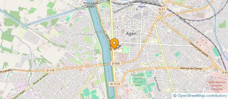 localisation de l'entreprise INITIATIVE TOURISME LOT ET GARONNE à AGEN