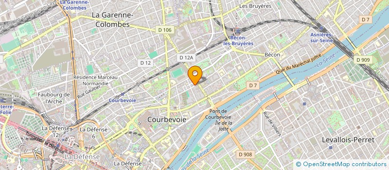 localisation de l'entreprise INITIATIVE VIETNAM  COURBEVOIE