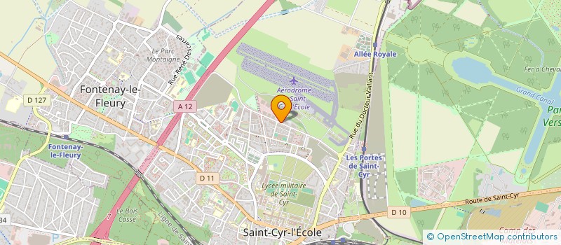 localisation de l'entreprise INITIATIVE XEO  SAINT-CYR-L'ECOLE