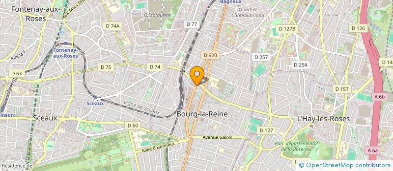 localisation de l'entreprise INITIATIVES à BOURG-LA-REINE
