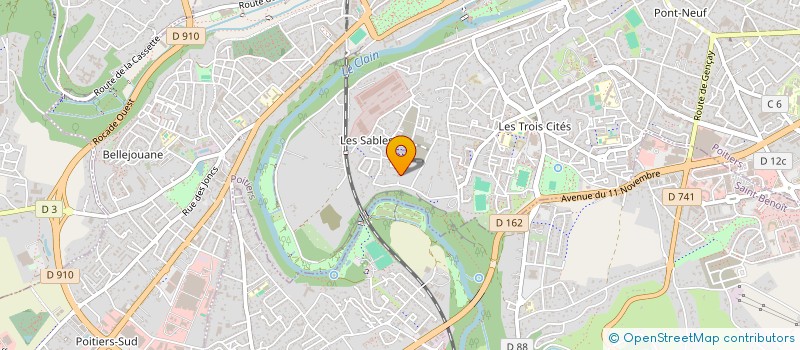 localisation de l'entreprise INITIATIVES CLIMAT à POITIERS