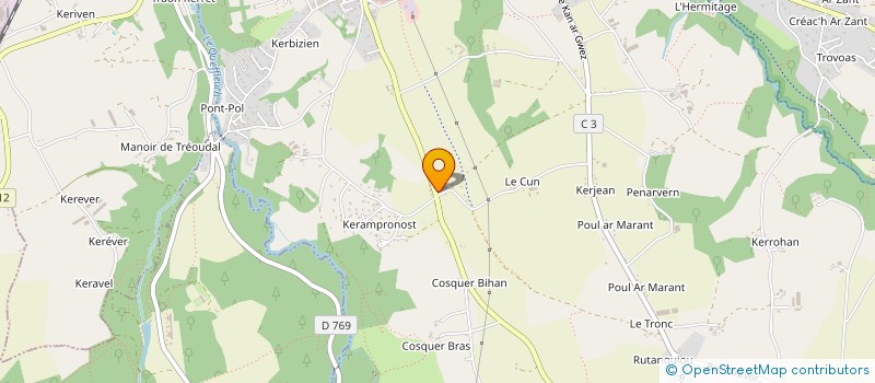 localisation de l'entreprise INITIATIVES CLUB D'ENTREPRISES DU PAYS DE MORLAIX à MORLAIX
