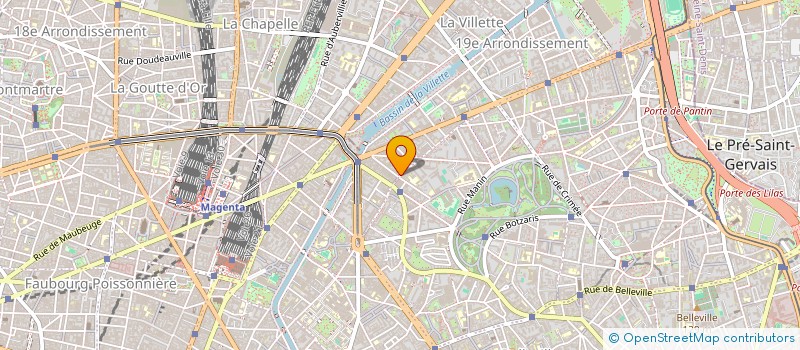 localisation de l'entreprise INITIATIVES CONSEILS STATISTIQUES  PARIS