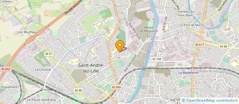 localisation de l'entreprise INITIATIVES DEVELOP EMPLOIS FAMILIAUX à SAINT-ANDRE-LEZ-LILLE