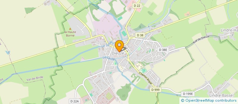 localisation de l'entreprise INITIATIVES DIEUZOISES ENTREPRISE EMPLOI à DIEUZE