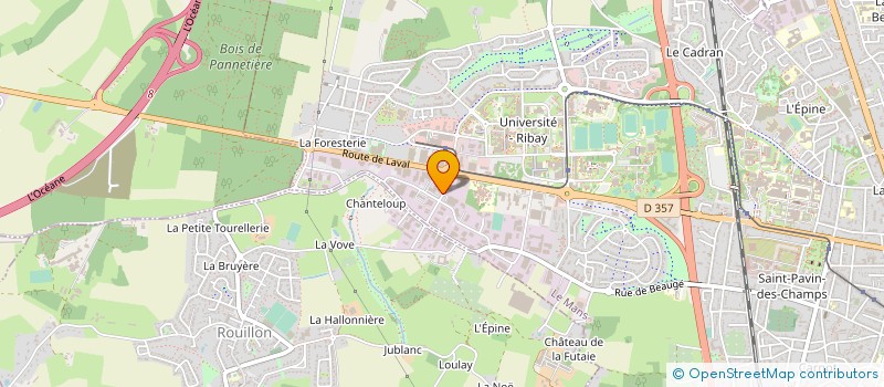 localisation de l'entreprise INITIATIVES DMP  LE MANS