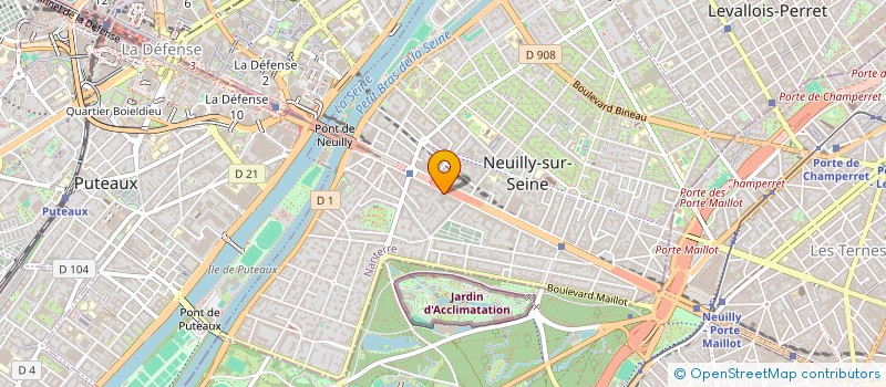 localisation de l'entreprise INITIATIVES EMPLOI IMMOBILIER à NEUILLY-SUR-SEINE