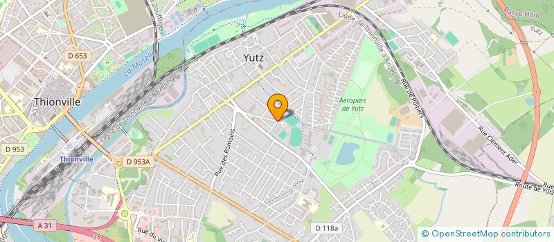 localisation de l'entreprise INITIATIVES ET CHANGEMENT - LORRAINE  YUTZ