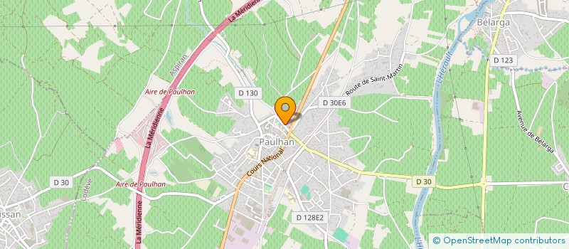 localisation de l'entreprise INITIATIVES JEUNES DE PAULHAN  PAULHAN