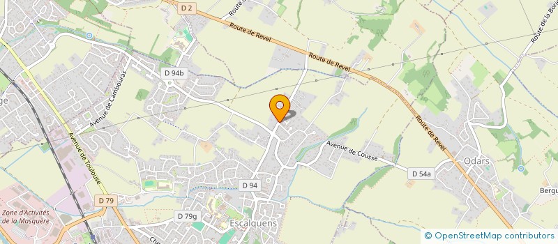 localisation de l'entreprise INITIATIVES & MOUVEMENTS ARTISTIQUES JEUNESSE DU 31  ESCALQUENS