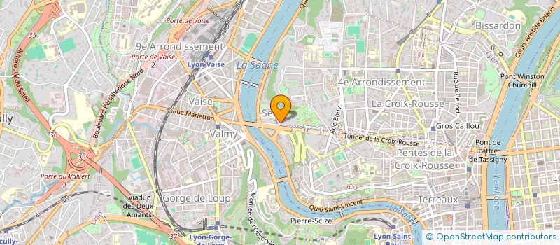 localisation de l'entreprise INITIATIVES POUR L' AVENIR DES GRANDS FLEUVES à LYON