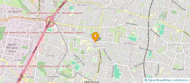 localisation de l'entreprise INITIATIVES POUR LA SCLEROSE LATERALE AMYOTROPHIQUE à BEGLES