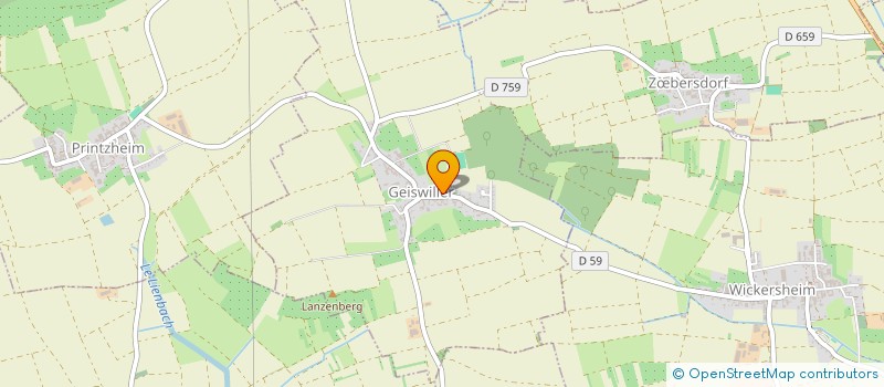 localisation de l'entreprise INITIATIVES ZOEBERSDORF  GEISWILLER-ZBERSDORF