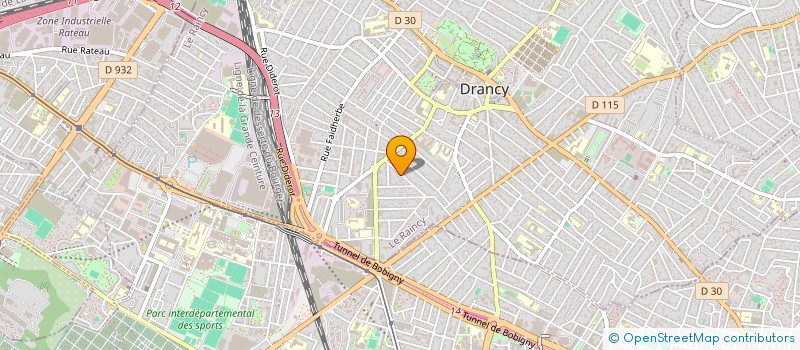 localisation de l'entreprise INITIEL à DRANCY