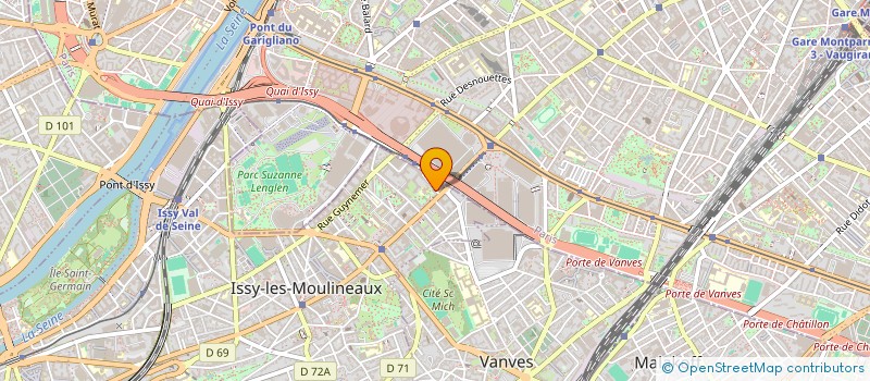 localisation de l'entreprise INITIES.COM à ISSY-LES-MOULINEAUX