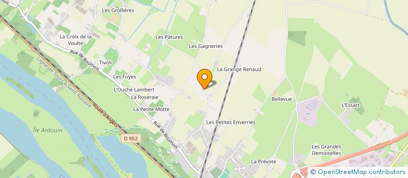 localisation de l'entreprise INITIO  SAUMUR