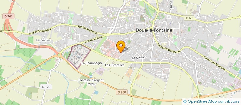 localisation de l'entreprise INITIO CONSEIL à DOUE-EN-ANJOU