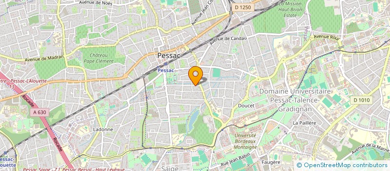 localisation de l'entreprise INITIUM à PESSAC