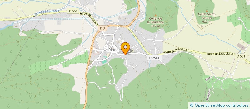 localisation de l'entreprise INITIUM FORTUNA  RIANS