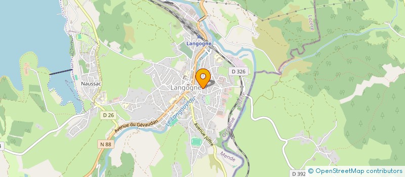 localisation de l'entreprise INITIUM NOTAIRE  LANGOGNE