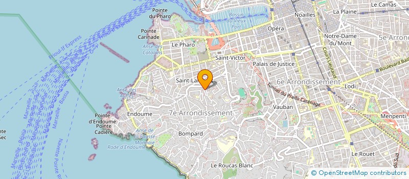 localisation de l'entreprise INITRAME TRANSPORT à MARSEILLE