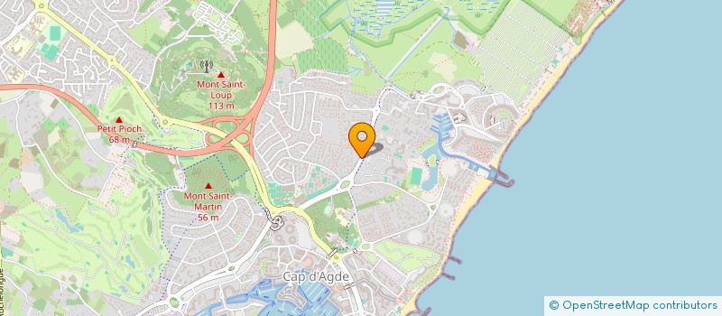 localisation de l'entreprise INIVISION MORELLI - DELAGNES  AGDE