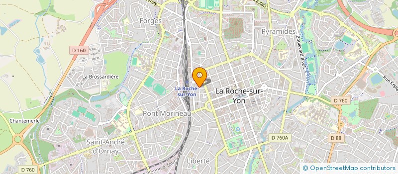 localisation de l'entreprise INIXIO à LA ROCHE-SUR-YON
