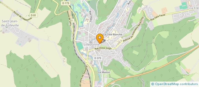 localisation de l'entreprise INIZAN LEGLISE  LILLEBONNE