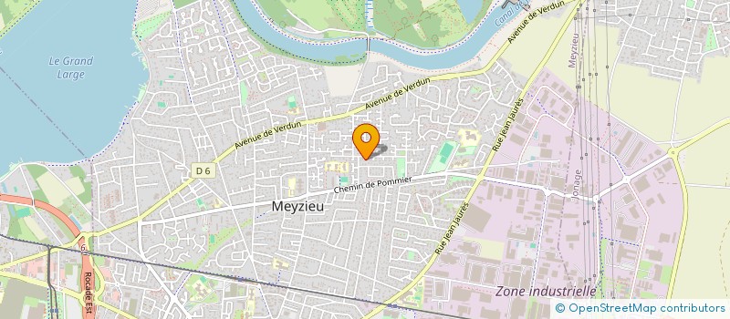 localisation de l'entreprise INIZIO  MEYZIEU