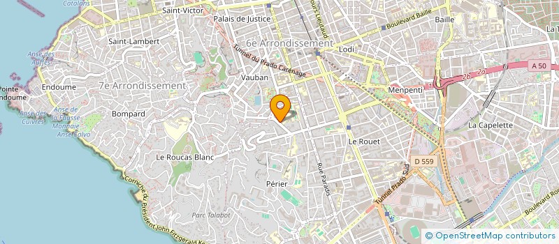localisation de l'entreprise INIZIO à MARSEILLE