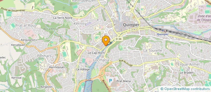 localisation de l'entreprise INIZYS MUTUELLE  QUIMPER