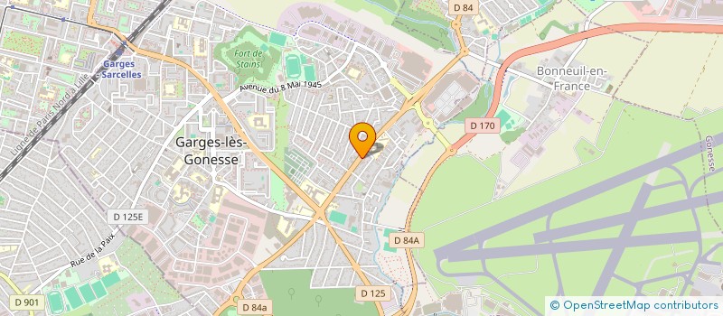 localisation de l'entreprise INJ  GARGES-LES-GONESSE