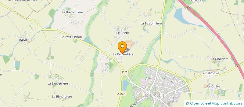 localisation de l'entreprise INJECT ENVIRONNEMENT à LES BROUZILS