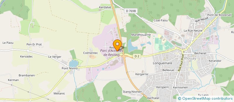 localisation de l'entreprise INJECTION MOUSSE POLYURETHANE  PLOUAY