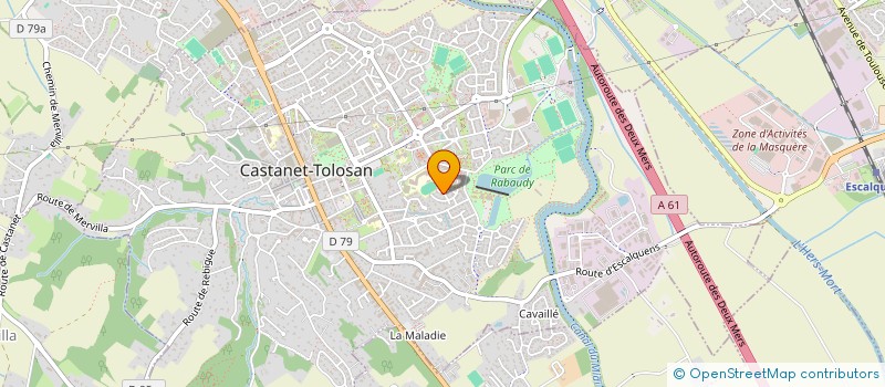 localisation de l'entreprise INJERAH à CASTANET-TOLOSAN