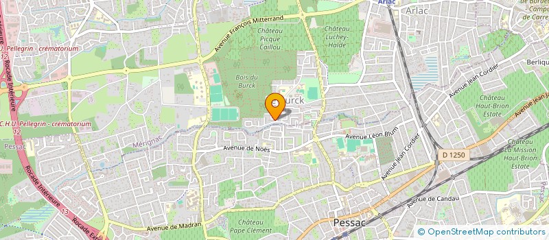 localisation de l'entreprise INJJECT  MERIGNAC