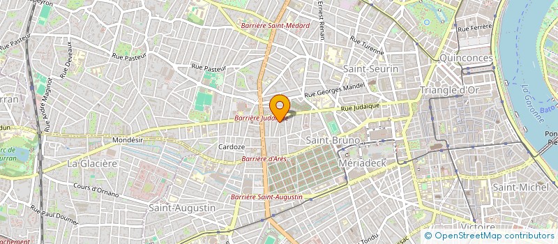 localisation de l'entreprise INJO  BORDEAUX