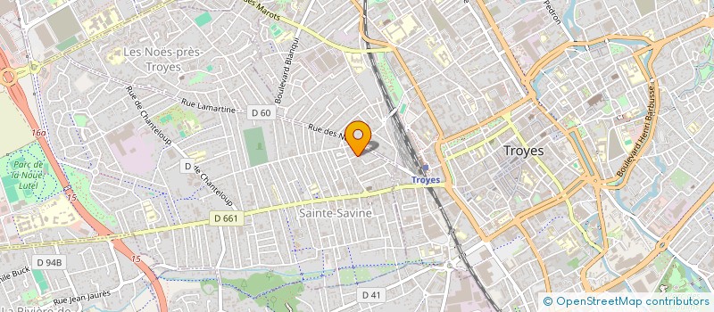 localisation de l'entreprise INK  SAINTE-SAVINE