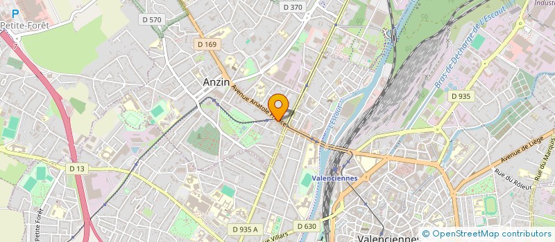 localisation de l'entreprise INK @ à ANZIN