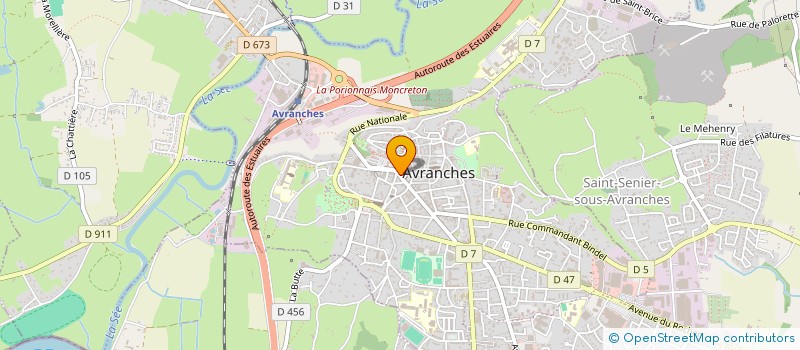 localisation de l'entreprise INK DEPENDANCE à AVRANCHES