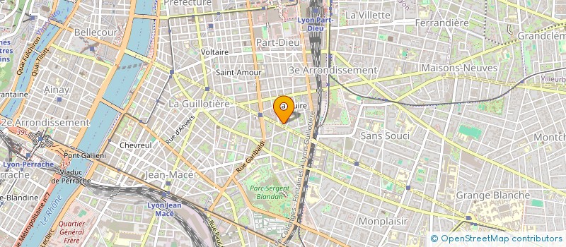 localisation de l'entreprise INK DESIGN ASSOCIATION  LYON