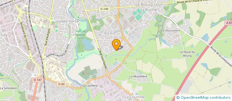 localisation de l'entreprise INK INGENIERIE à LA ROCHE-SUR-YON