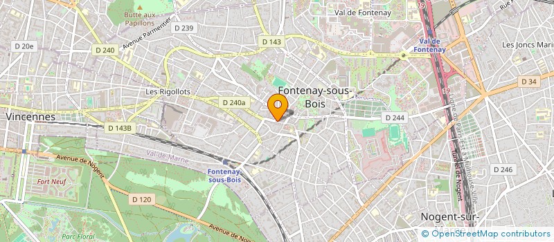 localisation de l'entreprise INK SOUL TATTOO à FONTENAY-SOUS-BOIS
