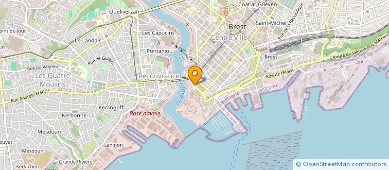 localisation de l'entreprise INK4  BREST