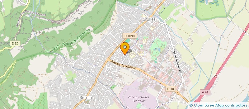 localisation de l'entreprise INKAN.LINK  CROLLES