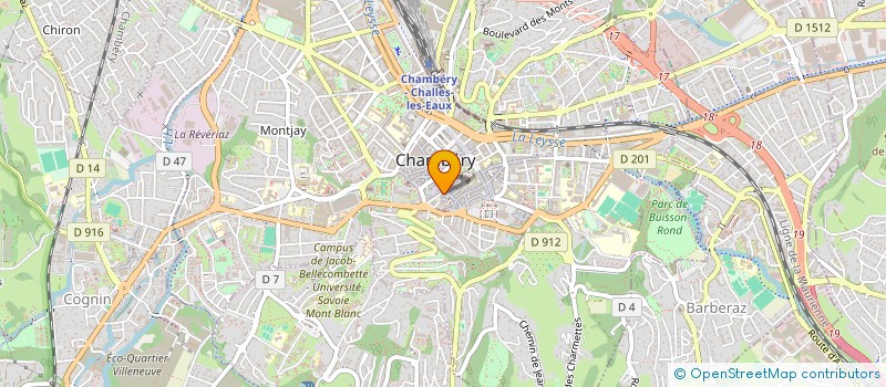 localisation de l'entreprise INKBERROW  CHAMBERY