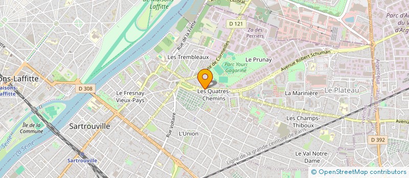 localisation de l'entreprise INKI  SARTROUVILLE