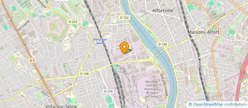 localisation de l'entreprise INKIA à VITRY-SUR-SEINE