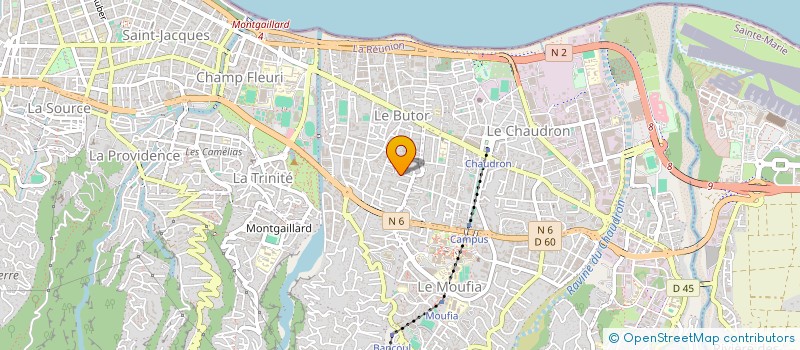 localisation de l'entreprise INKIRADJ à SAINT-DENIS