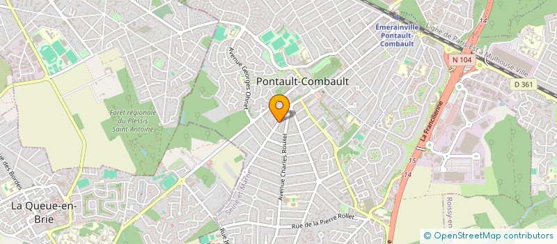 localisation de l'entreprise INKIT à PONTAULT-COMBAULT